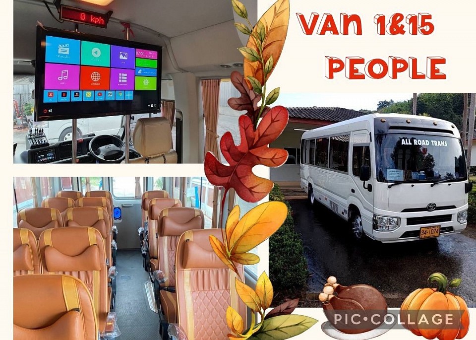 Rent a minibus with driver from 15 to 40 seats.